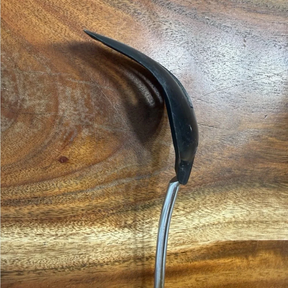 VINTAGE EKCO SLOTTED SERVING SPOON UTENSIL HEAT RESISTANT PLASTIC NYLON 11” USA